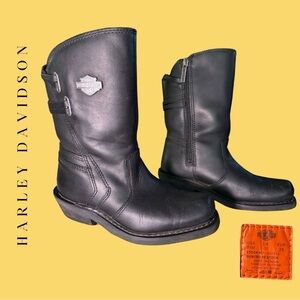 Harley-Davidson Black Riding Boots